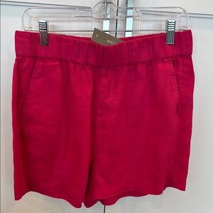 NWT Jcrew Pink Linen Casual Women's Shorts